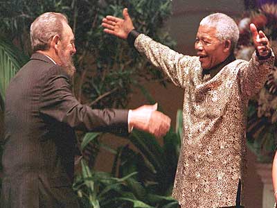 Castro und Mandela